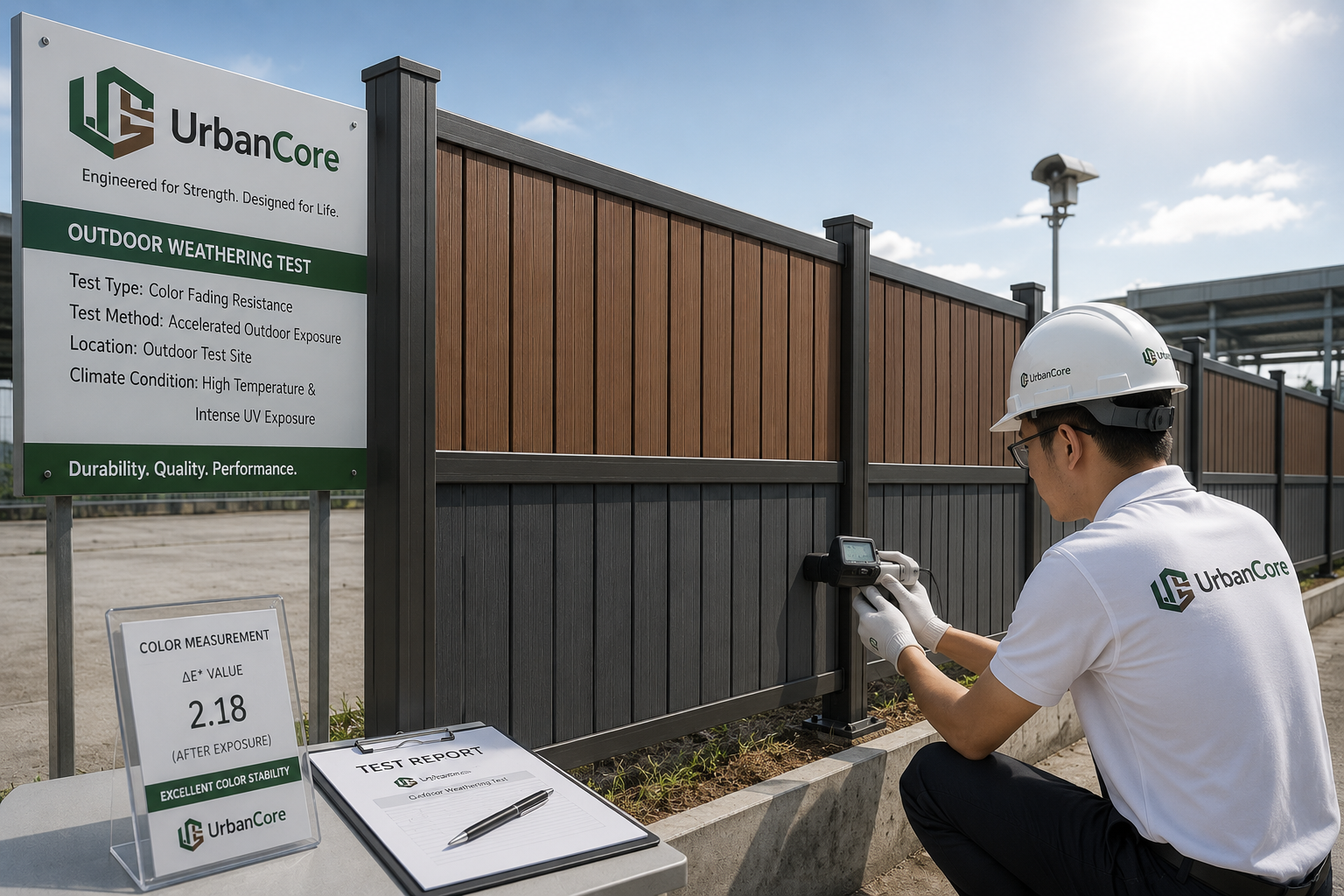WPC building engineered for climate