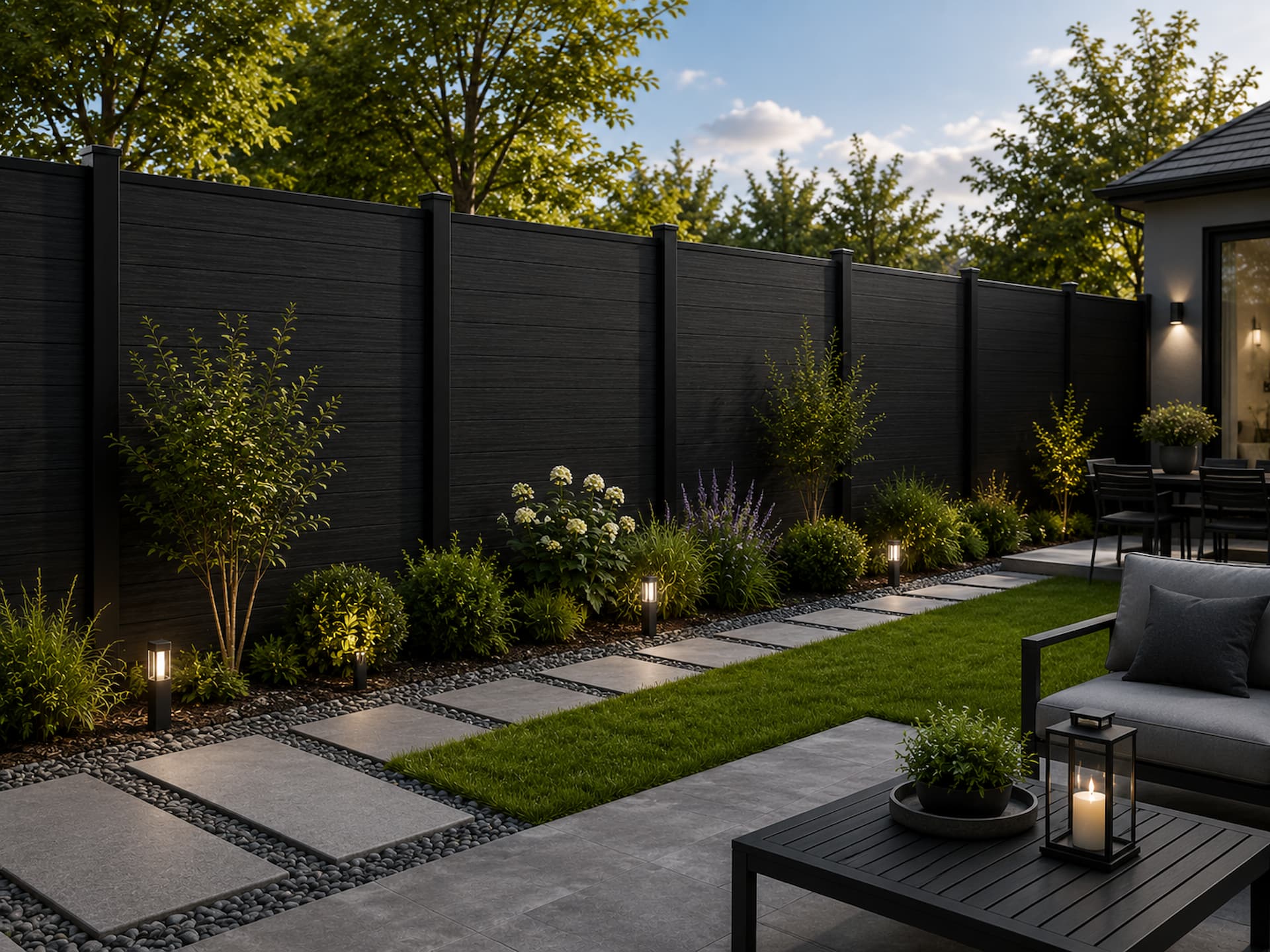 Click Charcoal finish project